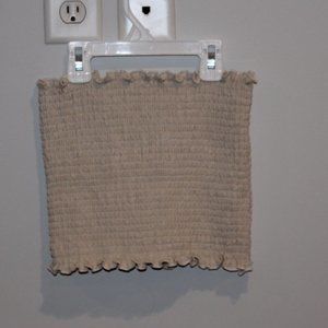 Pacsun Frill Trim Shirred Tube Top One size